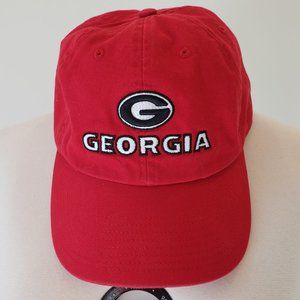 Georgia Bulldogs Fan Favorite Authentic College Product Embroidered Ball Cap Red